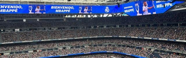 注册优惠-【现场】伯纳乌座无虚席迎接巨星 姆巴佩秀流利西语